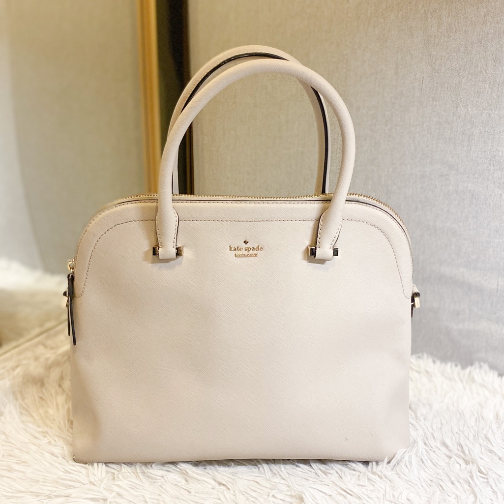 Like New $410 Kate Spade Beige Satchel